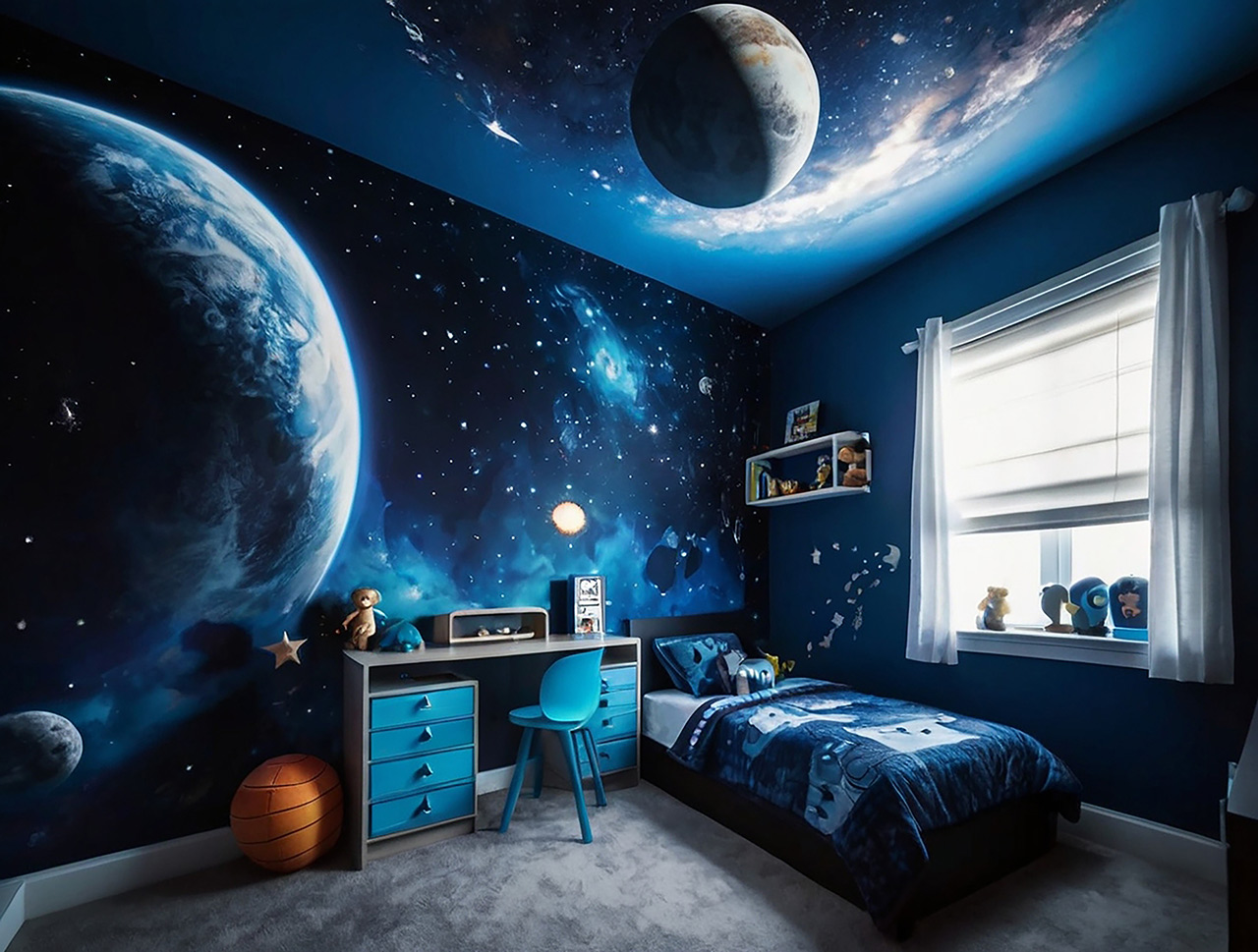 Décoration chambre enfant thème espace : Créer un lieu qui fait rêver