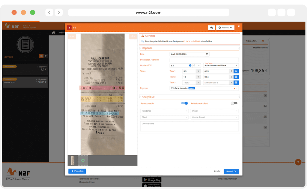 découvrez n2f, la solution incontournable pour la gestion des notes de frais, avec un financement de 24 millions d'euros. optimisez la gestion de vos dépenses professionnelles et simplifiez votre quotidien grâce à notre plateforme intuitive et performante.