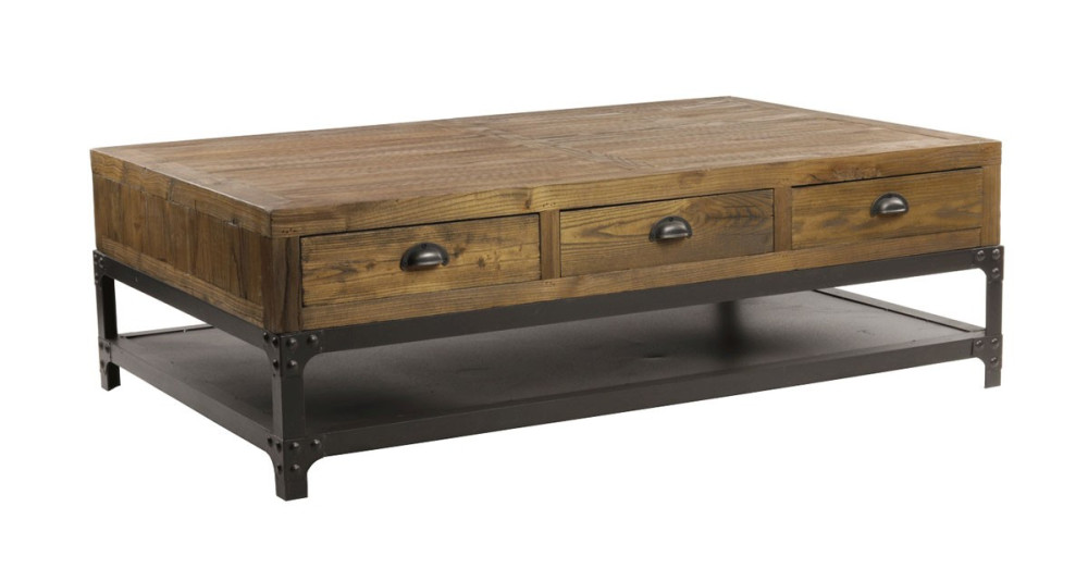 découvrez notre table basse industrielle, alliant style contemporain et matériaux robustes. parfaite pour apporter une touche d'élégance à votre salon tout en offrant praticité et fonctionnalité.