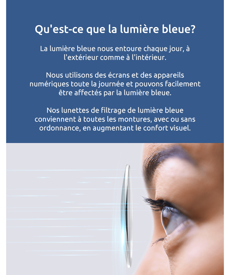 découvrez comment la protection contre la lumière bleue peut réduire la fatigue oculaire et améliorer votre confort visuel. informez-vous sur les lunettes filtrantes et les astuces pour protéger vos yeux au quotidien.