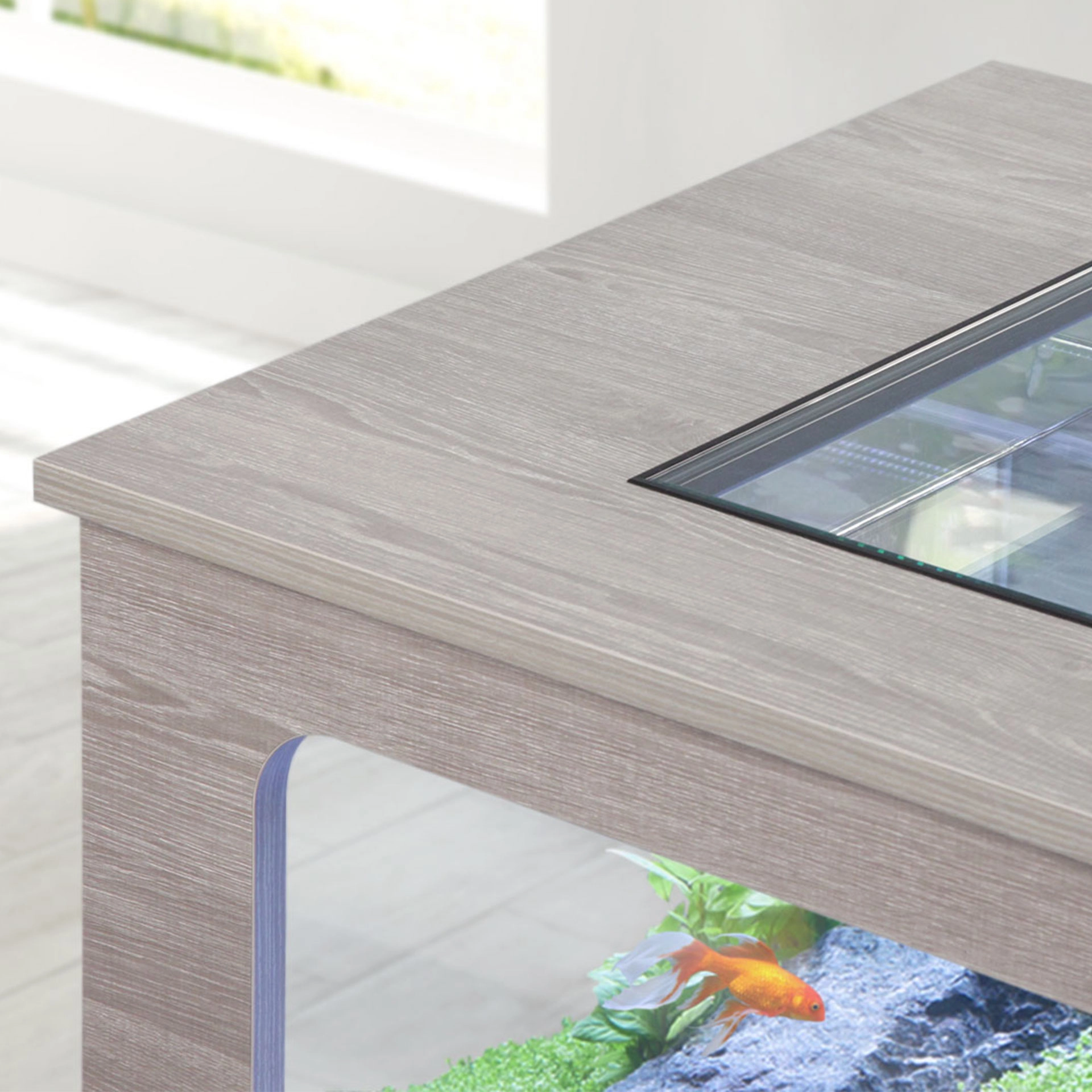 découvrez notre table basse aquarium zen, alliant design moderne et tranquillité aquatique. transformez votre salon en un espace relaxant grâce à cet élégant meuble qui intègre un aquarium, parfait pour créer une ambiance apaisante.