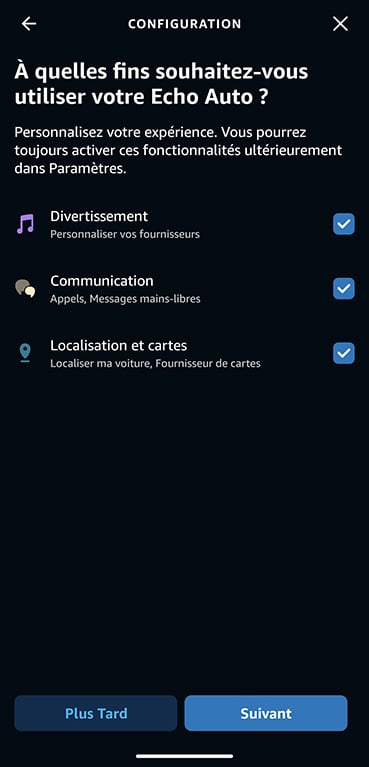 découvrez comment echo auto vous permet d'intégrer alexa à votre voiture pour profiter de la commande vocale, de la musique, des appels mains libres et d'une compatibilité étendue avec vos applications préférées, partout où vous allez.