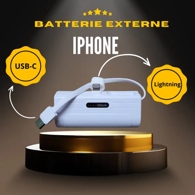 découvrez notre batterie externe compacte et économique, parfaite pour recharger votre iphone ou ipad en toute mobilité. puissance fiable et design pratique pour tous vos déplacements.